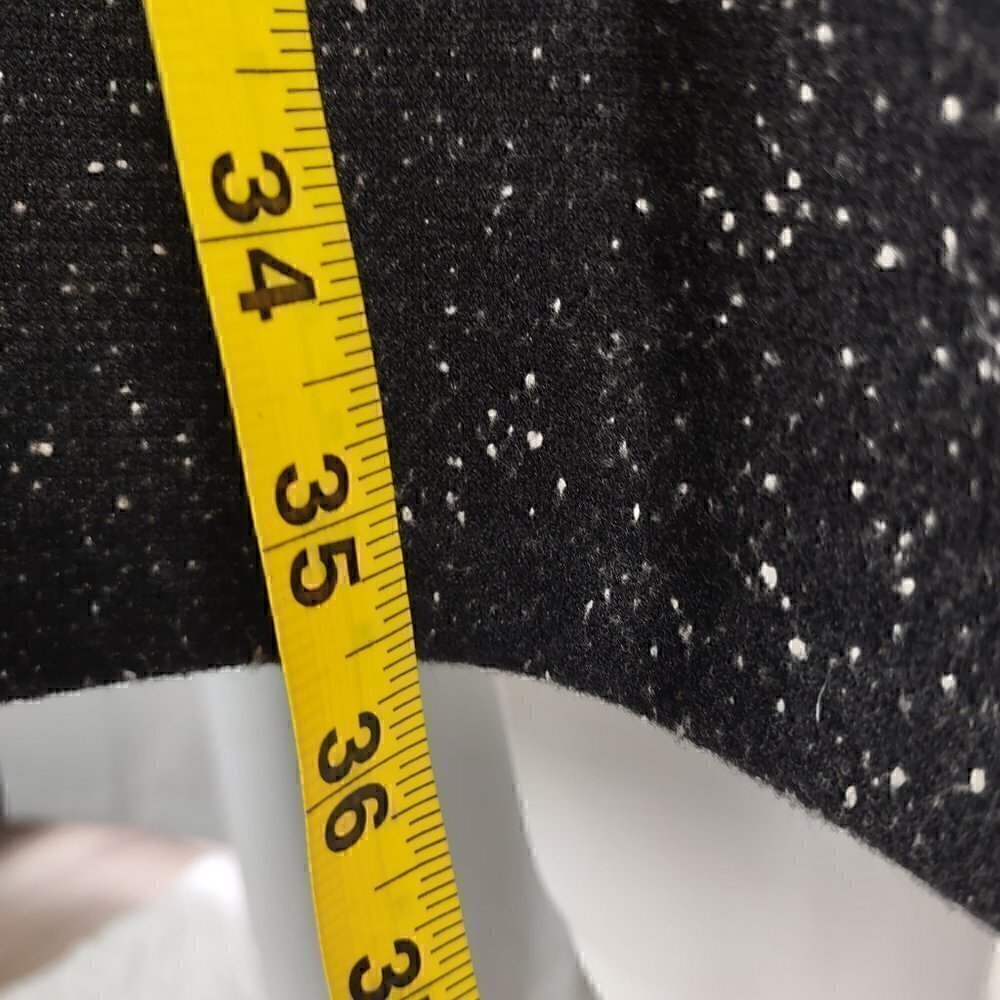 Old Navy Womens Black And White Speckled Faux Wool Knee Length Dress. Size SP - Picture 6 of 10